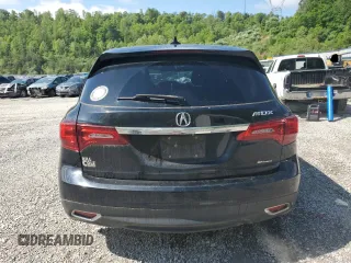 2014 Acura MDX with VIN 5FRYD4H22EB011268, listed as a Copart auction lot 55961295 with 203,478 mi miles and Salvage title. Bid and sale history available at DreamBid. Image 6.
