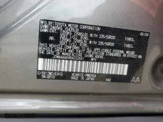 2024 Toyota bZ4X XLE with VIN JTMAAAAA9RA032841, listed as a Copart auction lot 72791844 with 8,833 mi miles and Salvage Title. Bid and sale history available at carsss.com. Image 15.