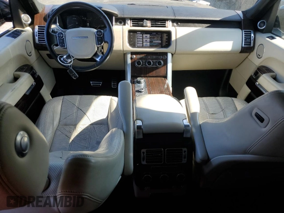 2013 Land Rover Range Rover SC with VIN SALGS2EF1DA108914, listed as a Copart auction lot 57350185 with 137,783 mi miles and Salvage title. Bid and sale history available at DreamBid. Image 8.