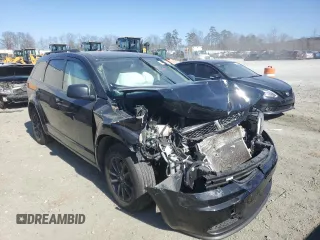 2020 Dodge Journey SE Value with VIN 3C4PDCAB0LT276495, listed as a Copart auction lot 46470485 with 57,866 mi miles and Salvage Title. Bid and sale history available at carsss.com. Image 4.