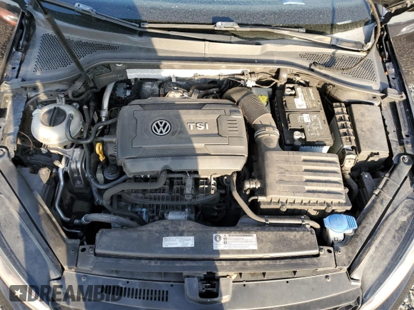 2017 Volkswagen Golf GTI Autobahn with VIN 3VW547AU6HM004872, listed as a Copart auction lot 73892074 with 0 mi miles and Salvage Title. Bid and sale history available at carsss.com. Image 11.