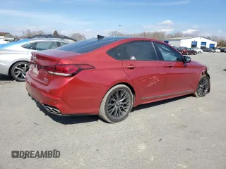 2019 Genesis G80 3.3T Sport with VIN KMTFN4JBXKU313170, listed as a Copart auction lot 46448725 with 31,037 mi miles and Salvage Title. Bid and sale history available at carsss.com. Image 3.