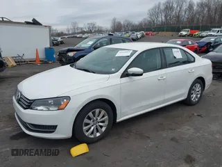 2013 Volkswagen Passat S with VIN 1VWAP7A32DC032497, listed as a IAAI auction lot 41928869 with 215,220 mi miles and . Bid and sale history available at DreamBid. Image 2.