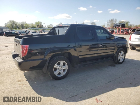 2010 Honda Ridgeline RTL with VIN 5FPYK1F56AB007292, listed as a Copart auction lot 52186795 with 282,012 mi miles and Clean Title. Bid and sale history available at carsss.com. Image 3.