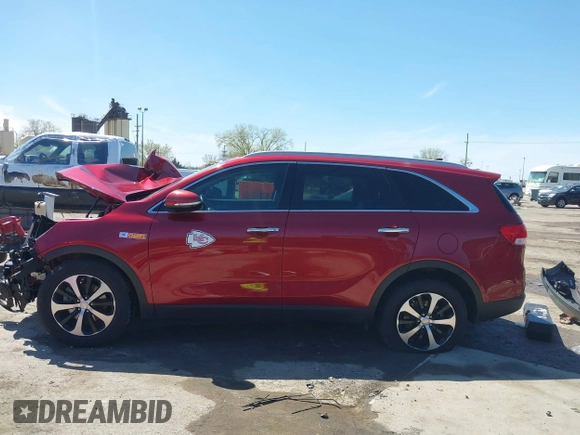 2016 Kia Sorento EX with VIN 5XYPH4A55GG106229, listed as a IAAI auction lot 39157669 with 94,502 mi miles. Bid and sale history available at carsss.com. Image 15.