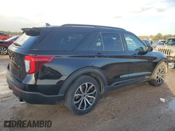 2022 Ford Explorer ST-Line with VIN 1FMSK7KH1NGA28334, listed as a Copart auction lot 85767614 with 44,802 mi miles and Salvage Title. Bid and sale history available at carsss.com. Image 3.