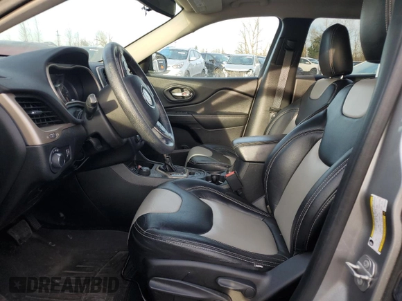 2016 Jeep Cherokee Sport with VIN 1C4PJMAS4GW232918, listed as a Copart auction lot 45037315 with 43,891 mi miles and Salvage title. Bid and sale history available at DreamBid. Image 7.