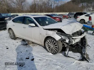 2020 Cadillac CT5 Premium Luxury with VIN 1G6DT5RK5L0130616, listed as a Copart auction lot 88776715 with 73,584 mi miles and Salvage Title. Bid and sale history available at DreamBid. Image 4.