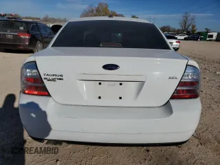 2008 Ford Taurus SEL with VIN 1FAHP24W88G138256, listed as a Copart auction lot 83677454 with 105,087 mi miles and Salvage Title. Bid and sale history available at carsss.com. Image 6.
