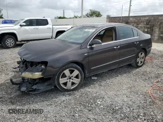 2007 Volkswagen Passat Wolfsburg Edition with VIN WVWAK73C07P138233, listed as a Copart auction lot 60804105 with 181,738 mi miles and Salvage title. Bid and sale history available at DreamBid. Image 1.
