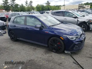 2022 Volkswagen Golf GTI SE with VIN WVW487CD1NW136319, listed as a Copart auction lot 58085044 with 11,856 mi miles and Salvage Title. Bid and sale history available at carsss.com. Image 4.