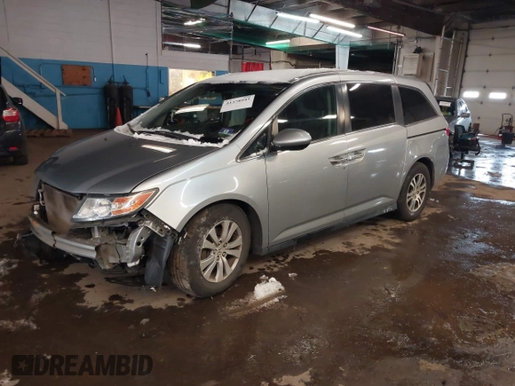 2017 Honda Odyssey EX-L with VIN 5FNRL5H62HB008134, listed as a IAAI auction lot 41378943 with 197,937 mi miles and . Bid and sale history available at DreamBid. Image 17.