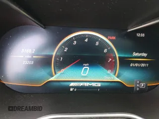 2023 Mercedes-Benz C 43 AMG with VIN W1KWJ6EB6PG128853, listed as a Copart auction lot 42176595 with 23,203 mi miles and Salvage Title. Bid and sale history available at carsss.com. Image 9.