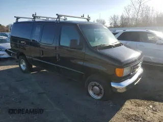2005 Ford Econoline Cargo with VIN 1FTNE24L35HA02728, listed as a Copart auction lot 49546295 with 154,207 mi miles and Clean Title. Bid and sale history available at carsss.com. Image 4.