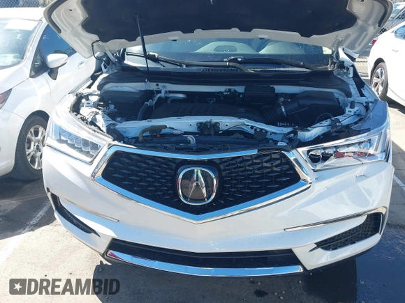 2019 Acura MDX w/Technology Pkg with VIN 5J8YD3H58KL009251, listed as a IAAI auction lot 41770589 with 19,693 mi miles. Bid and sale history available at carsss.com. Image 10.