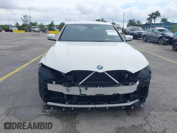 2025 BMW 3 Series 330i with VIN 3MW69CW00S8F10279, listed as a IAAI auction lot 42449705 with 8,908 mi miles and . Bid and sale history available at DreamBid. Image 6.