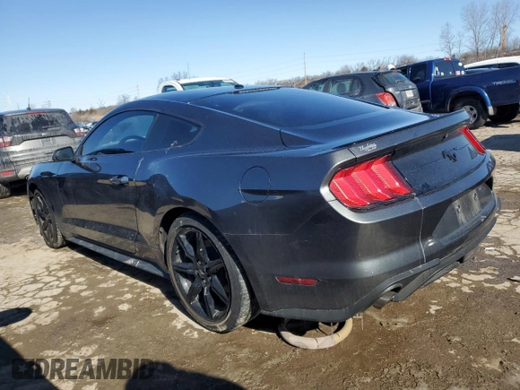 2019 Ford Mustang EcoBoost with VIN 1FA6P8TH3K5173562, listed as a Copart auction lot 46177315 with 69,475 mi miles and Salvage Title. Bid and sale history available at carsss.com. Image 2.