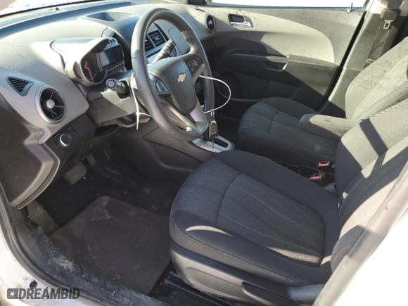 2015 Chevrolet Sonic LT with VIN 1G1JC6SH9F4107687, listed as a Copart auction lot 52183255 with 41,112 mi miles and Salvage Title. Bid and sale history available at carsss.com. Image 7.