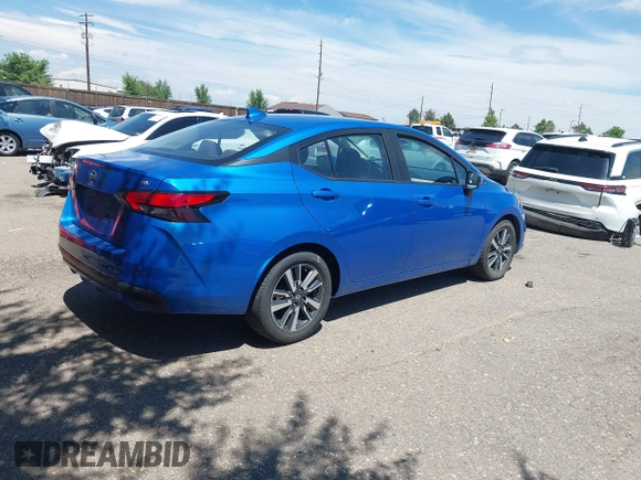 2021 Nissan Versa SV with VIN 3N1CN8EV1ML855643, listed as a IAAI auction lot 42772321 with 56,604 mi miles and . Bid and sale history available at DreamBid. Image 4.