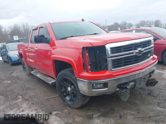 2014 Chevrolet Silverado 1500 LT with VIN 1GCVKREC7EZ139746, listed as a IAAI auction lot 41731977 with 176,715 mi miles. Bid and sale history available at carsss.com. Image 1.