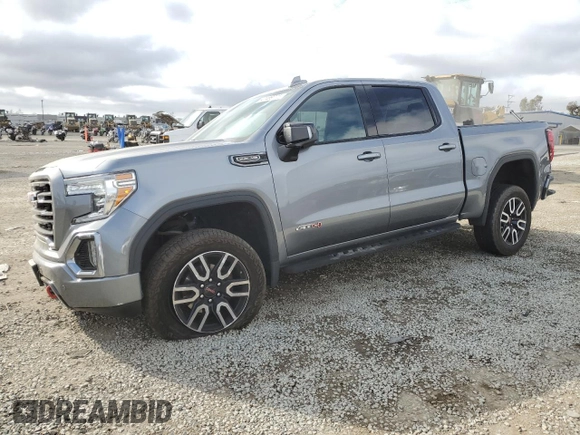 2021 GMC Sierra 1500 AT4 with VIN 1GTP9EED8MZ447240, listed as a Copart auction lot 47469775 with 58,807 mi miles and Salvage Title. Bid and sale history available at carsss.com. Image 1.
