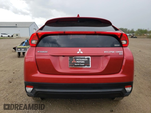 2018 Mitsubishi Eclipse Cross ES with VIN JA4AT3AA4JZ048502, listed as a Copart auction lot 55464605 with 94,598 mi miles and Salvage title. Bid and sale history available at DreamBid. Image 6.