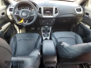 2021 Jeep Compass 80th Anniversary with VIN 3C4NJCEB6MT532733, listed as a Copart auction lot 53128285 with 45,624 mi miles and Salvage Title. Bid and sale history available at carsss.com. Image 8.