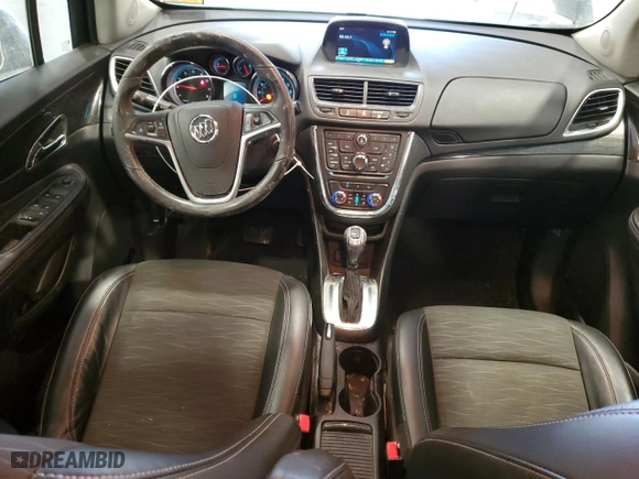 2016 Buick Encore Convenience with VIN KL4CJFSB0GB621873, listed as a Copart auction lot 89323645 with 96,383 mi miles and Salvage Title. Bid and sale history available at carsss.com. Image 8.