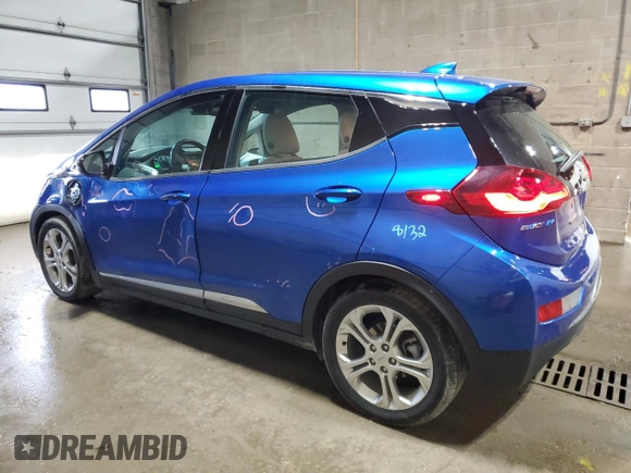 2020 Chevrolet Bolt EV LT with VIN 1G1FY6S05L4118490, listed as a Copart auction lot 61223505 with 48,979 mi miles and Salvage title. Bid and sale history available at DreamBid. Image 2.