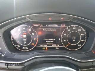 2018 Audi A4 Premium with VIN WAUDNAF41JN016647, listed as a Copart auction lot 48168125 with 70,524 mi miles and Salvage Title. Bid and sale history available at DreamBid. Image 9.