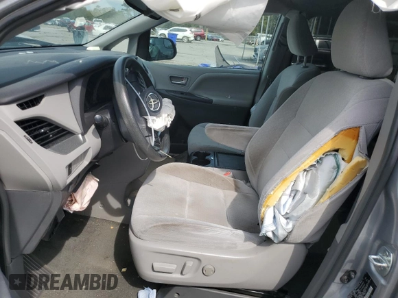 2015 Toyota Sienna LE AAS with VIN 5TDKK3DC9FS599320, listed as a Copart auction lot 49948945 with 0 mi miles and Salvage Title. Bid and sale history available at carsss.com. Image 7.