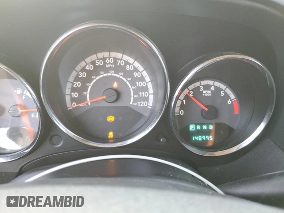2011 Dodge Caliber Heat with VIN 1B3CB5HA7BD141422, listed as a Copart auction lot 42651095 with 148,995 mi miles and Salvage Title. Bid and sale history available at DreamBid. Image 9.