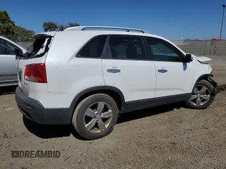 2013 Kia Sorento EX with VIN 5XYKU4A23DG373764, listed as a Copart auction lot 50004714 with 75,516 mi miles and Salvage Title. Bid and sale history available at carsss.com. Image 3.