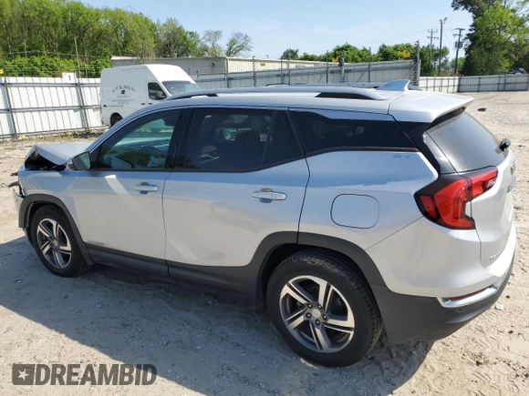 2018 GMC Terrain SLT with VIN 3GKALPEV5JL284131, listed as a Copart auction lot 53250595 with 91,230 mi miles and Salvage Title. Bid and sale history available at DreamBid. Image 2.