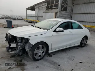 2016 Mercedes-Benz CLA with VIN WDDSJ4EB6GN296524, listed as a Copart auction lot 50322545 with 0 mi miles and Salvage Title. Bid and sale history available at carsss.com. Image 1.
