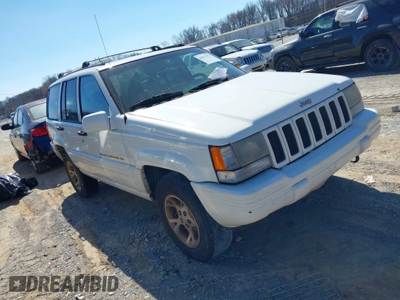 1997 Jeep Grand Cherokee Limited with VIN 1J4GZ78S9VC667698, listed as a IAAI auction lot 41671571 with 191,448 mi miles and . Bid and sale history available at DreamBid. Image 1.