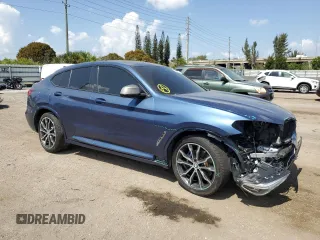 2019 BMW X4 M40i with VIN 5UXUJ5C57KLJ62744, listed as a Copart auction lot 43628303 with 31,448 mi miles. Bid and sale history available at carsss.com. Image 4.