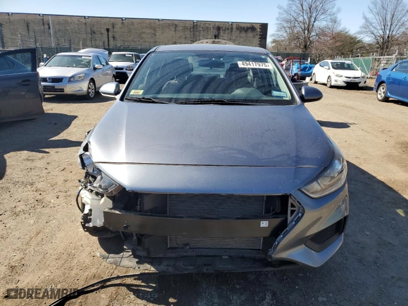 2020 Hyundai Accent SE with VIN 3KPC24A61LE093379, listed as a Copart auction lot 49417975 with 5,541 mi miles and Salvage Title. Bid and sale history available at carsss.com. Image 5.