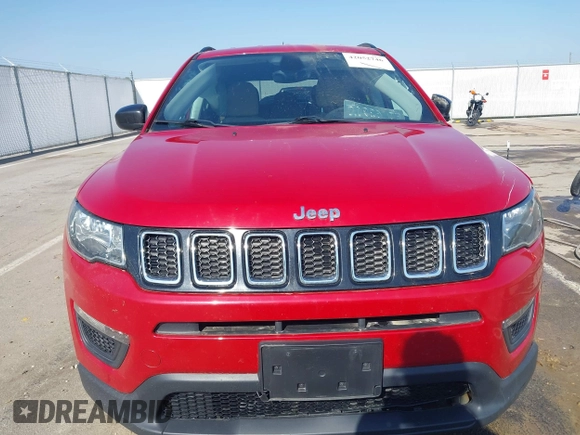 2018 Jeep Compass Sport with VIN 3C4NJCAB3JT255203, listed as a IAAI auction lot 42052746 with 112,451 mi miles and . Bid and sale history available at DreamBid. Image 12.