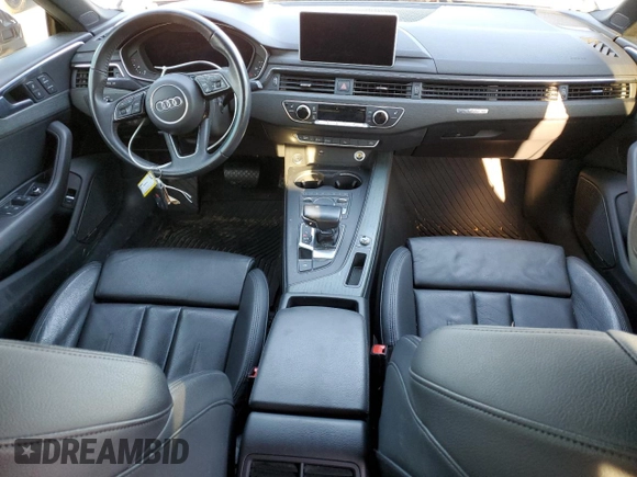 2018 Audi A5 Sportback Premium Plus with VIN WAUENCF51JA080963, listed as a Copart auction lot 40986024 with 71,160 mi miles. Bid and sale history available at carsss.com. Image 8.