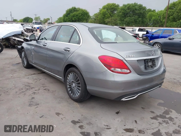 2016 Mercedes-Benz C 300 Luxury with VIN 55SWF4KB7GU144072, listed as a IAAI auction lot 41869044 with 60,208 mi miles and . Bid and sale history available at carsss.com. Image 3.