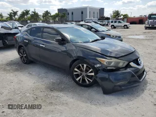 2017 Nissan Maxima SV with VIN 1N4AA6AP9HC372632, listed as a Copart auction lot 52605605 with 124,559 mi miles and Clean Title. Bid and sale history available at carsss.com. Image 4.