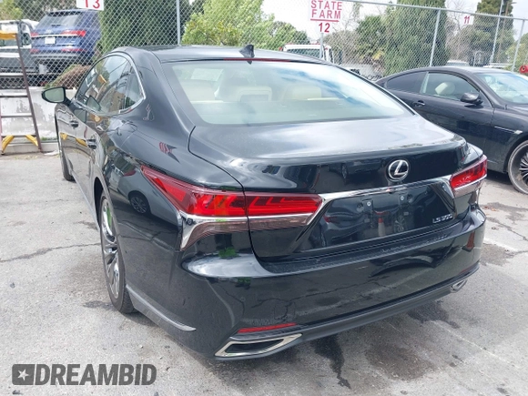 2020 Lexus LS with VIN JTHG5LFF4L5011134, listed as a IAAI auction lot 41782417 with 14,070 mi miles and . Bid and sale history available at DreamBid. Image 3.