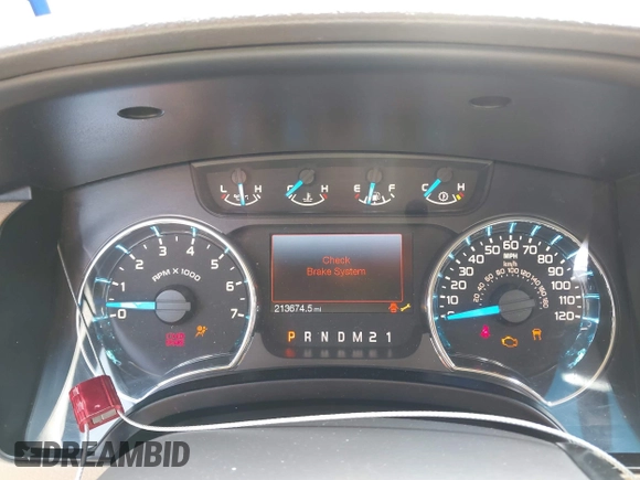 2013 Ford F-150 XL with VIN 1FTEW1CM1DKF70849, listed as a IAAI auction lot 42535866 with 213,674 mi miles and . Bid and sale history available at DreamBid. Image 16.