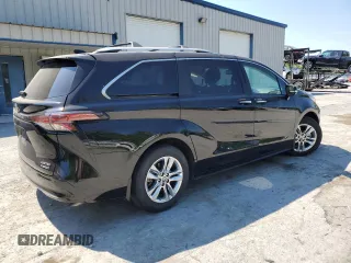 2022 Toyota Sienna Limited with VIN 5TDZSKFC4NS064982, listed as a Copart auction lot 57574594 with 28,142 mi miles and Salvage Title. Bid and sale history available at carsss.com. Image 3.