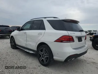 2017 Mercedes-Benz GLE 350 with VIN 4JGDA5JB2HA923657, listed as a Copart auction lot 46997685 with 121,202 mi miles and Salvage title. Bid and sale history available at DreamBid. Image 2.