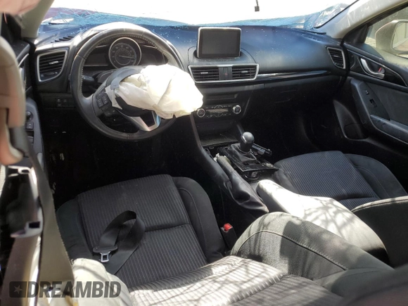 2016 Mazda 3 i Touring with VIN 3MZBM1M77GM237762, listed as a Copart auction lot 82005584 with Not Provided miles and Salvage Title. Bid and sale history available at DreamBid. Image 8.
