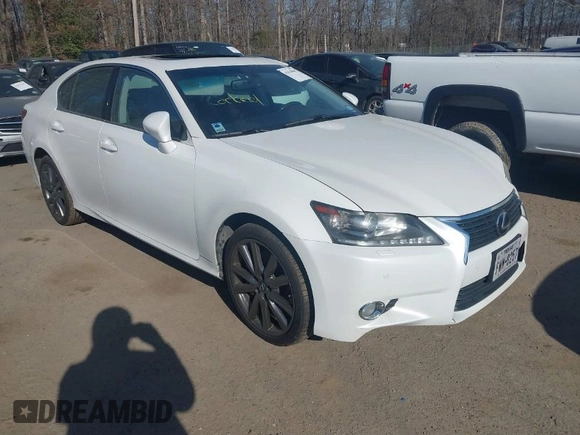 2013 Lexus GS with VIN JTHCE1BL3D5003977, listed as a IAAI auction lot 41620845 with 90,842 mi miles and . Bid and sale history available at carsss.com. Image 1.