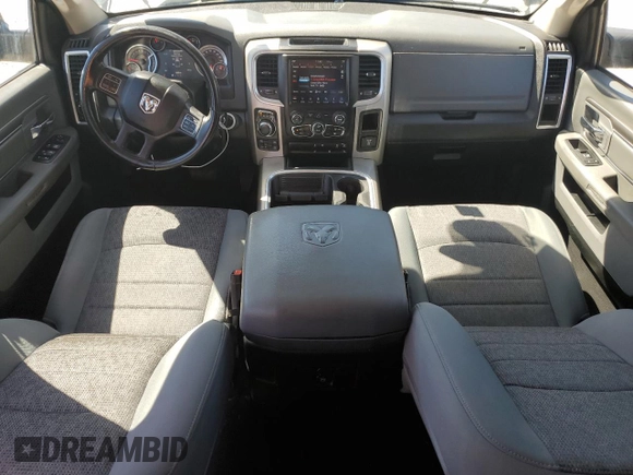 2018 Ram 1500 Big Horn with VIN 1C6RR7LG6JS140405, listed as a Copart auction lot 49664305 with 92,692 mi miles and Salvage Title. Bid and sale history available at carsss.com. Image 8.