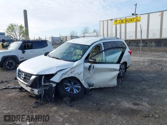 2020 Nissan Pathfinder SL with VIN 5N1DR2CMXLC623741, listed as a IAAI auction lot 42005765 with 53,732 mi miles and . Bid and sale history available at DreamBid. Image 6.